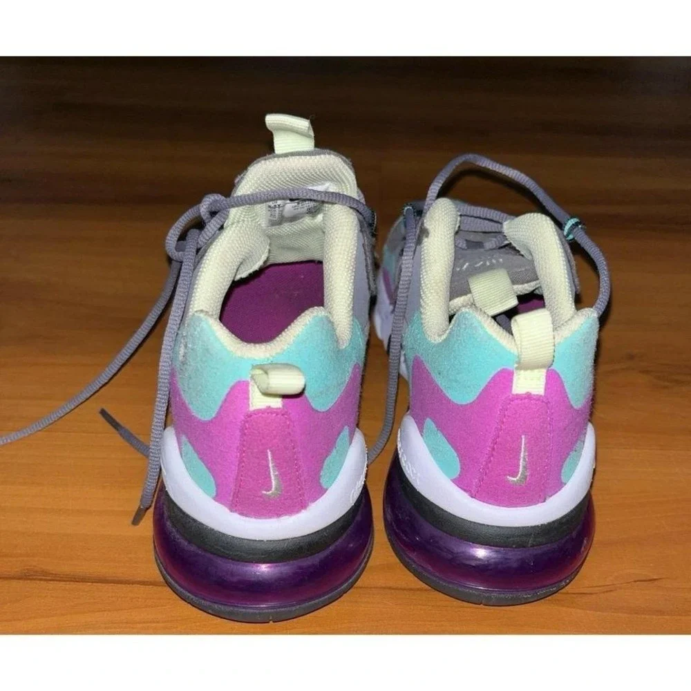 Kids Nike Air Max 270 React Running Walking Lace Up Shoes Sneakers